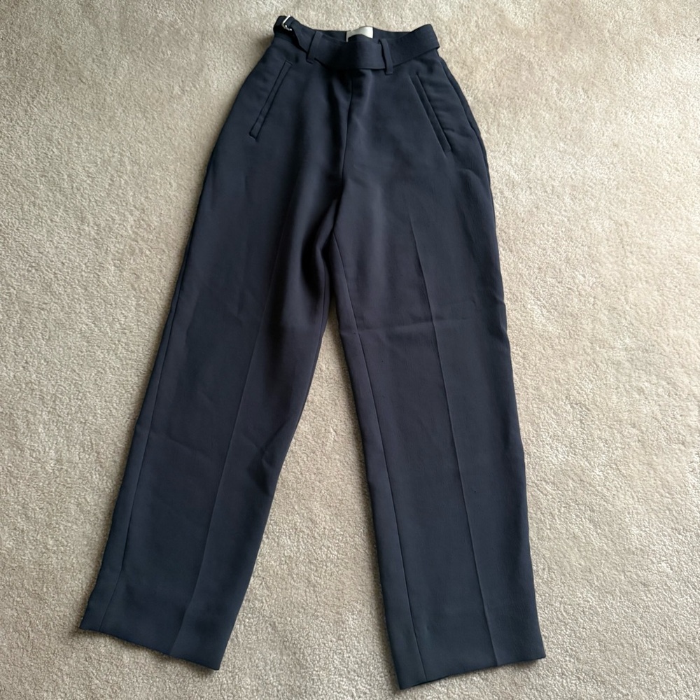 ARITZIA Wilfred Trouser Pants in Light grey/blue